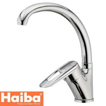 Змішувач для кухні Вухо HAIBA DISK (Chr-011)