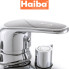 Змішувач для ванни короткий ніс HAIBA MAGIC BLACK EURO (Chr-009)