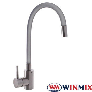 Змішувач для кухні рефлекторний сірий гусак WINMIX Sus-011 REFLECTOR GRAY, Польща (нержавіюча сталь)