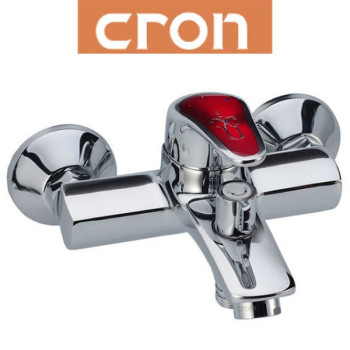 Змішувач для ванни короткий ніс Cron Magic Red (Chr-009)