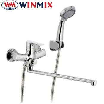 Змішувач для ванни довгий ніс WINMIX Premiun Push EURO (Chr-006), Польща