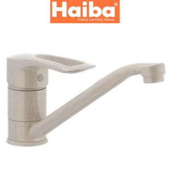 Змішувач для кухні ялинка на шпильці HAIBA HANSBERG MC-004 25см (молочний коктейль)