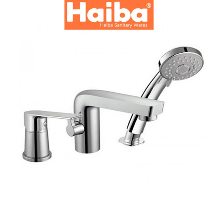 Змішувач ванна врізна HAIBA Alex 3 отвори (Chr-022)