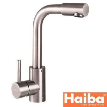 Змішувач для умивальника HAIBA SUS-001-F з нержавіючої сталі