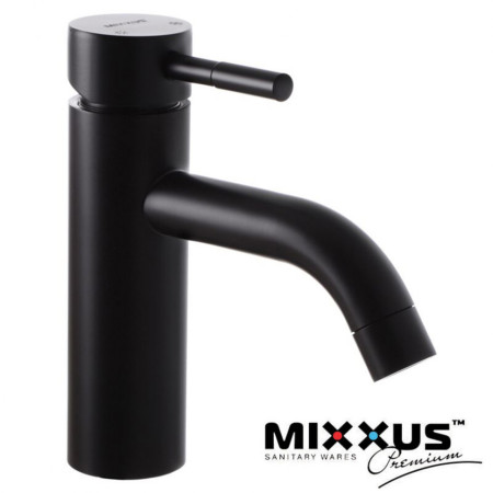 Змішувач для умивальника MIXXUS Sus-001B Black (Chr-001-B), Польща (нержавіюча сталь)
