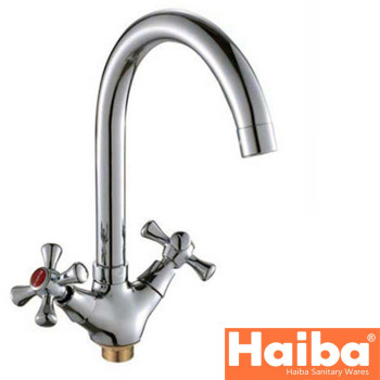 Змішувач для кухні HAIBA SMES (Chr-275) на гайці