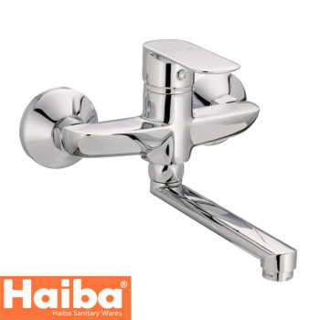 Змішувач для кухні від стіни HAIBA ASIO Chr-005