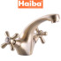 Змішувач для умивальника HAIBA DOMINOX BRONZE (Chr-161)