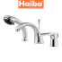 Змішувач ванна врізна HAIBA HANSBERG 3 отвори (Chr-022)