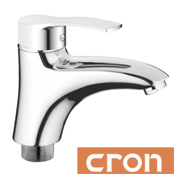 Змішувач для умивальника на гайці Cron Focus (Chr-001-NUT)