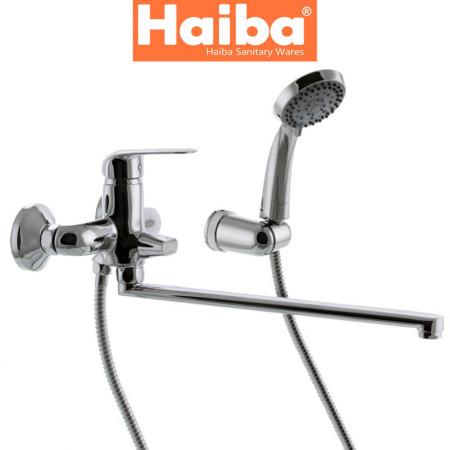 Змішувач для ванни довгий ізлив HAIBA DARIO EURO (Chr-006)