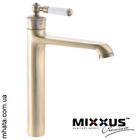 Змішувач для умивальника MIXXUS Vintage Bronze (Chr-001) high, Польща