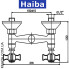 Змішувач для душу HAIBA ZEUS (Chr-003)