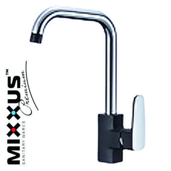 Змішувач для кухні Вухо MIXXUS Missouri Black (чорний) (Chr-014), Польща