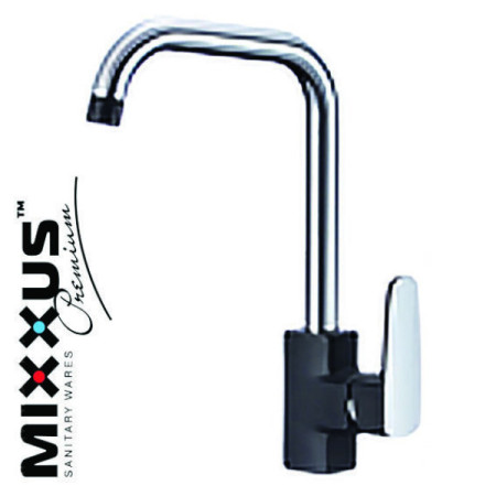 Змішувач для кухні Вухо MIXXUS Missouri Black (чорний) (Chr-014), Польща