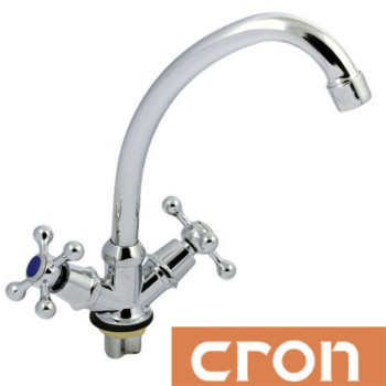 Змішувач для кухні вухо на гайці Cron Ecomix (Chr-271)