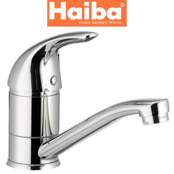 Змішувач для умивальника ялинка на шпильці HAIBA VIOLET (Chr-004) 15cm