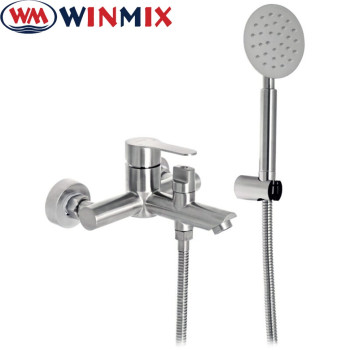 Змішувач для ванни короткий ніс WINMIX DAX EURO (Chr-142), Польща (нержавіюча сталь)