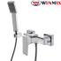 Змішувач для душової кабіни Winmix Premium Kvadro (Chr-003)