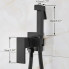 Змішувач для гігієнічного душу HAIBA KUBUS BLACK inner (Chr-002)