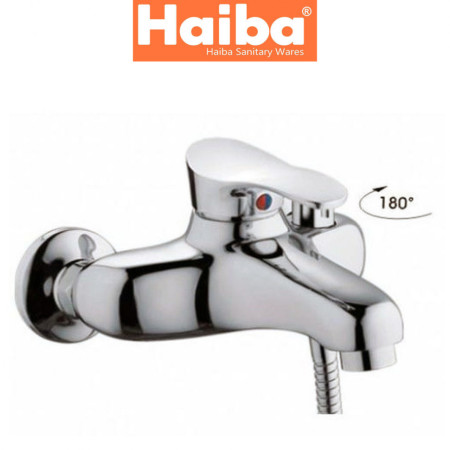 Змішувач для ванни короткий ніс HAIBA ERIS EURO (Chr-009)