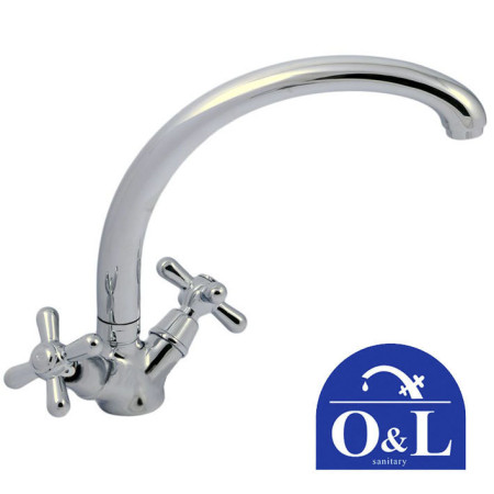 Змішувач для умивальника O&L DOMINOX Euro Product (Chr-273)