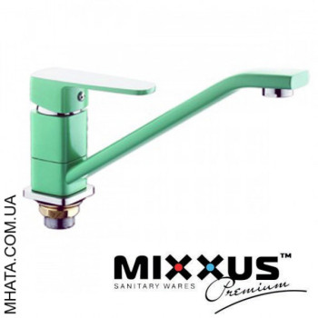 Змішувач для кухні ялинка на гайці 25см Missouri Green (Chr-555)