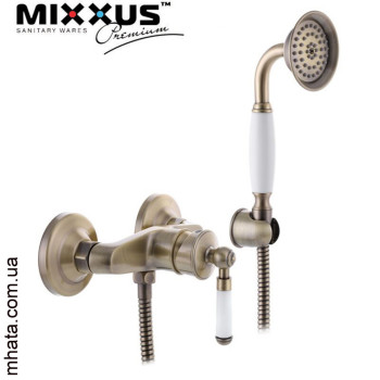 Змішувач для душкабін Mixxus Premium Vintage Bronze (Chr-003)