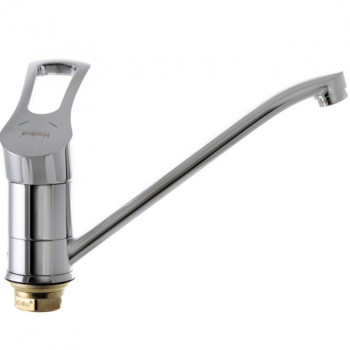 Змішувач для кухні ялинка на гайці HAIBA HANSBERG (Chr-555) 25см