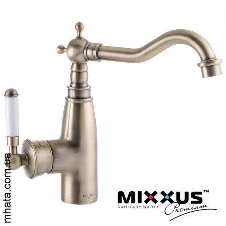 Змішувач для умивальника MIXXUS Premium Vintage Bronze (Chr-001C), Польща