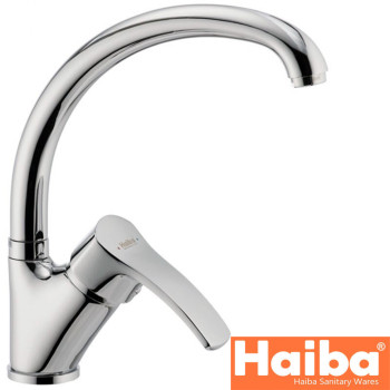 Змішувач для кухні Вухо HAIBA FOCUS (Chr-011)