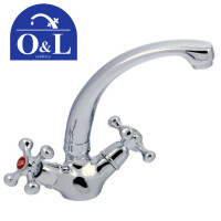 Змішувач для умивальника O&L SMES Euro Product (Chr-272)