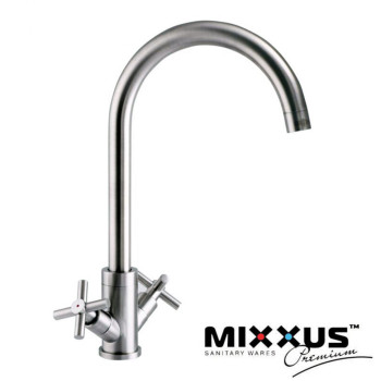 Змішувач для кухні Вухо MIXXUS DVE (Chr-011), Польща (нержавіюча сталь)