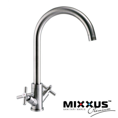 Змішувач для кухні Вухо MIXXUS DVE (Chr-011), Польща (нержавіюча сталь)