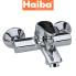 Змішувач для ванни короткий ніс HAIBA MAGIC BLACK EURO (Chr-009)