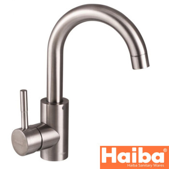 Змішувач для умивальника HAIBA SUS-001-C з нержавіючої сталі