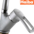 Змішувач для кухні Вухо на гайці HAIBA HANSBERG SATIN-777 (nut)