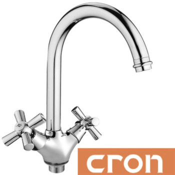 Змішувач для умивальника на гайці Cron Polo (Chr-275)