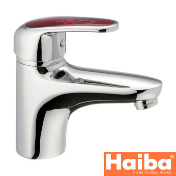 Змішувач для умивальника HAIBA MAGIC RED (Chr-001)