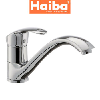 Змішувач для кухні ялинка лита HAIBA Mars (Chr-012)