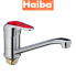 Змішувач для кухні ялинка на гайці HAIBA MAGIC RED (Chr-555) 25см