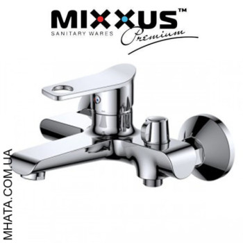 Змішувач для ванни короткий ніс Mixxus Dallas Euro (Chr-009)