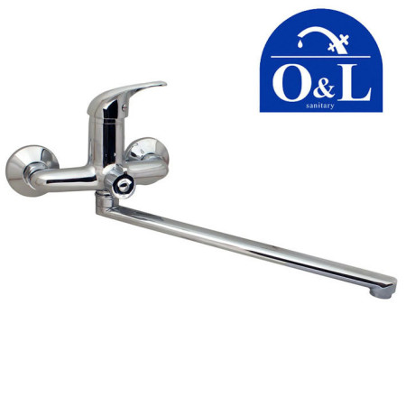 Змішувач для ванни довгий ніс O&L OL Euro Product EURO (Chr-006)
