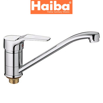 Змішувач для кухні ялинка на гайці HAIBA ZEON (Chr-555) 25см