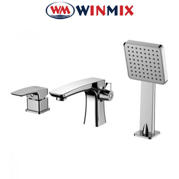 Змішувач для ванни вбудований WINMIX Premium Patrick Euro на 3 отвори (Chr-022), Польща
