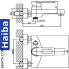 Змішувач для ванни короткий ніс HAIBA GUDINI EURO (Chr-009)