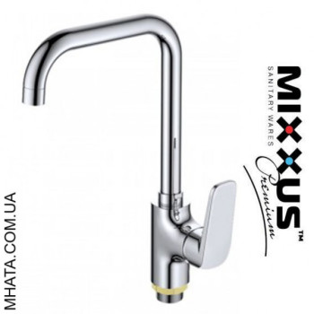 Змішувач для кухні Вухо на гайці Mixxus Oregon (Chr-014)