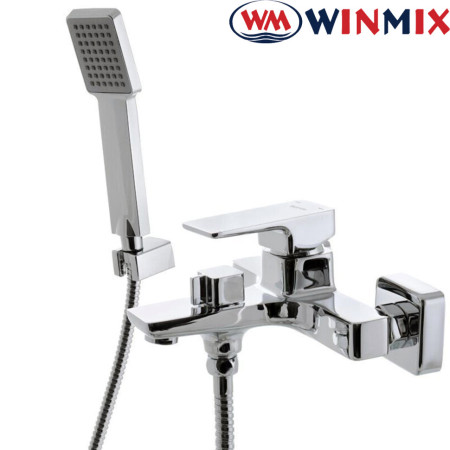 Змішувуч для ванни короткий ніс Winmix Premium Kvadro Euro (Chr-009), Польща