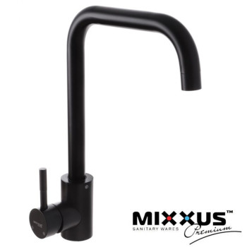 Змішувач для кухні Вухо MIXXUS Sus 011G Black (Chr-011G), Польща (нержавіюча сталь)
