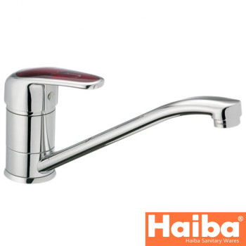 Змішувач для кухні ялинка на шпильці 25см HAIBA MAGIC RED (Chr-004)